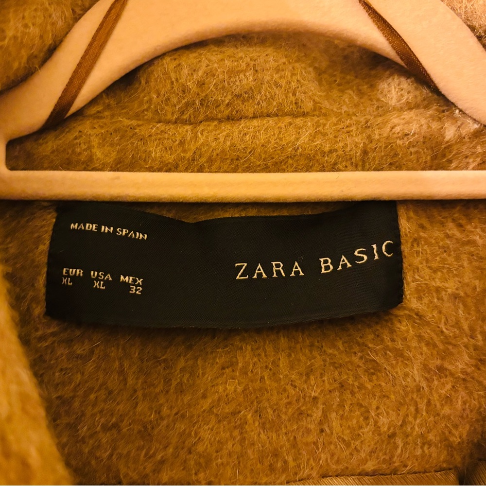 🌷Spring Fling Sale ~ Zara Women’s Camel Coat ~XL - Picture 6 of 6